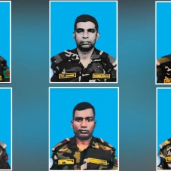 সুদানে ড্রোন হামলা: শহীদ ৬ শান্তিরক্ষীকে রাষ্ট্রীয় মর্যাদায় শেষ বিদায়