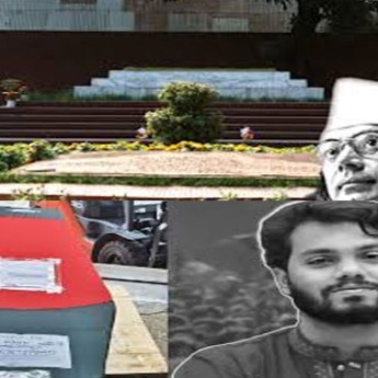 শরিফ ওসমান হাদির দাফন: নজরুল সমাধি প্রাঙ্গণে প্রস্তুতির শেষ পর্যায়