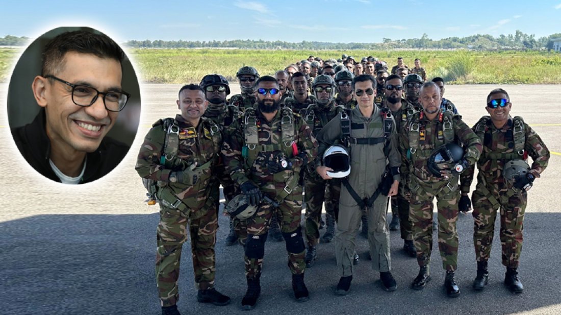 গিনেস রেকর্ডধারী আশিক চৌধুরীর নতুন উদ্যোগ: ঢাকার আকাশে বিজয় বার্তা