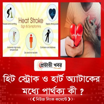 হিট স্ট্রোক ও হার্ট অ্যাটাকের মধ্যে পার্থক্য কী?