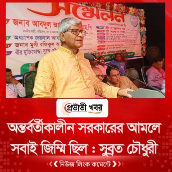 অন্তর্বর্তীকালীন সরকারের আমলে সবাই জিম্মি ছিল : সুব্রত চৌধুরী