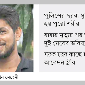 সাহায্য-সহযোগিতায় চলছে শহীদ হাসানের সংসার