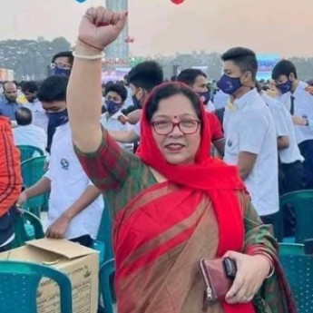 কলমাকান্দা আ.লীগের সভাপতির দায়িত্বে ক্যামেলিয়া