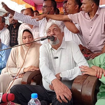 শেষ নির্বাচন এটাই আমার :নাছির উদ্দিন চৌধুরী শাল্লায় জনসমাবেশ