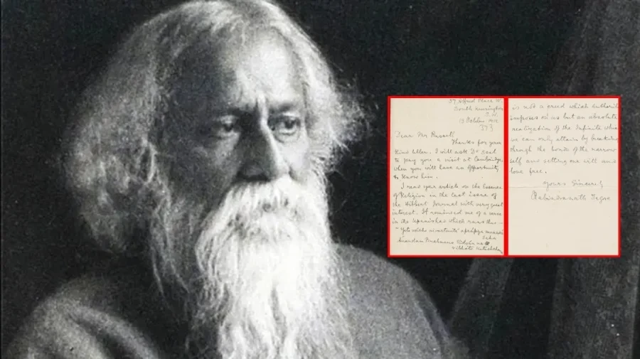 নোবেল পুরস্কারের অফিশিয়াল পেজে রবীন্দ্রনাথের শতবর্ষী ঐতিহাসিক চিঠি প্রকাশ