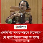 এনসিপির সমাবেশস্থলে বিস্ফোরণ  যে বার্তা দিলেন তথ্য উপদেষ্টা