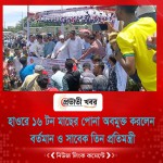হাওরে ১৬ টন মাছের পোনা অবমুক্ত করলেন বর্তমান ও সাবেক তিন প্রতিমন্ত্রী