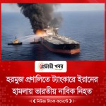 হরমুজ প্রণালিতে ট্যাংকারে ইরানের হামলায় ভারতীয় নাবিক নিহত